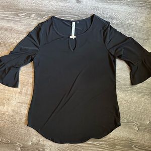 NY Collection black blouse
